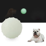 TPR Bite Resistant Luminous Bouncy Ball Pet Toys, Size: Small 6cm, Small 6cm, Large 6.5cm