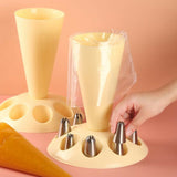 Piping Bags Rack Pastry Bags Holder Nozzle Decorating Tips Stand For Baking Accessories