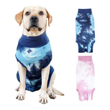 Tie-dye Dog Postoperative Clothes Easy to Put On and Take Off Pet Sterilization Clothes, XXS, XS, S, M, L, XL, XXL, XXXL