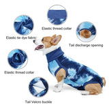 Tie-dye Dog Postoperative Clothes Easy to Put On and Take Off Pet Sterilization Clothes, XXS, XS, S, M, L, XL, XXL, XXXL