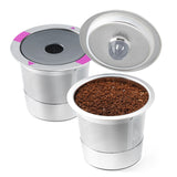 For Keurig Coffee Maker Reusable Filter Cup Stainless Steel Single Hole K Cup, Metal Single Hole