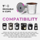 For Keurig Coffee Maker Reusable Filter Cup Stainless Steel Single Hole K Cup, Metal Single Hole