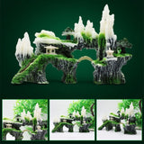 Stone Fish Tank Landscape Simulation Resin Aquarium Decorative Ornament, Style:, Cave Mountain C, Cave Mountain D, Small Rockery, Three-legged Rockery, Big Rockery, Shunfeng Mountain, Yu Mountain, Tianzhu Mountain, Guanyun Mountain, Jiuxia Mountain