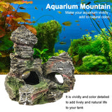 Stone Fish Tank Landscape Simulation Resin Aquarium Decorative Ornament, Style:, Cave Mountain C, Cave Mountain D, Small Rockery, Three-legged Rockery, Big Rockery, Shunfeng Mountain, Yu Mountain, Tianzhu Mountain, Guanyun Mountain, Jiuxia Mountain