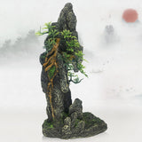 Stone Fish Tank Landscape Simulation Resin Aquarium Decorative Ornament, Style:, Cave Mountain C, Cave Mountain D, Small Rockery, Three-legged Rockery, Big Rockery, Shunfeng Mountain, Yu Mountain, Tianzhu Mountain, Guanyun Mountain, Jiuxia Mountain