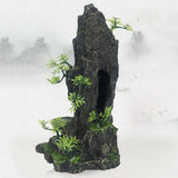 Stone Fish Tank Landscape Simulation Resin Aquarium Decorative Ornament, Style:, Cave Mountain C, Cave Mountain D, Small Rockery, Three-legged Rockery, Big Rockery, Shunfeng Mountain, Yu Mountain, Tianzhu Mountain, Guanyun Mountain, Jiuxia Mountain