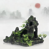 Stone Fish Tank Landscape Simulation Resin Aquarium Decorative Ornament, Style:, Cave Mountain C, Cave Mountain D, Small Rockery, Three-legged Rockery, Big Rockery, Shunfeng Mountain, Yu Mountain, Tianzhu Mountain, Guanyun Mountain, Jiuxia Mountain