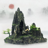 Stone Fish Tank Landscape Simulation Resin Aquarium Decorative Ornament, Style:, Cave Mountain C, Cave Mountain D, Small Rockery, Three-legged Rockery, Big Rockery, Shunfeng Mountain, Yu Mountain, Tianzhu Mountain, Guanyun Mountain, Jiuxia Mountain