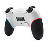 For Nintendo Switch Pro Wireless Bluetooth Handle with Macro Programming & Somatosensory Wake-up, White Pink, Purple Orange, White Red Blue, Black Red Blue, Black Blue Red