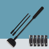 Fish Tank Algae Scraper Widen Aquarium Long Handle Scraper, 33cm 1 Section, 33cm 1 Section+2 Blades, 33cm 1 Section+5 Blades, 53cm 2 Section, 53cm 2 Section+2 Blades, 53cm 2 Section+5 Blades, 73cm 3 Section, 73cm 3 Section+2 Blades