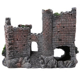 Fish Tank Ancient Castle Resin Decoration Aquarium Cavern Building Decoration, Ancient Castle