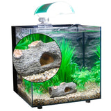 Sinking Wood Wreckage Simulation Resin Fish Tank Aquascape Decoration, 16x6cm Large, 13x5cm Small