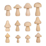 Wooden Mushroom Head DIY Painted Toys Children Early Education Household Decorative Ornaments, 210143A, 210143B, 210143C, 210143D, 210143E, 210143F, 210143G, 210143H, 210143I, 210143J, 210143K, 210143L