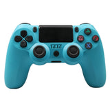 For PS4 Wireless Bluetooth Game Controller With Light Strip Dual Vibration Game Handle, White, Black, Red, Blue, Green, Rose Red, Letter, Line, Fire Ghost, Cartoon, Hulk, Skeleton, Gear, Lightning, Flame, Cloud, Burst, Wood Grain, Star Red