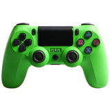 For PS4 Wireless Bluetooth Game Controller With Light Strip Dual Vibration Game Handle, White, Black, Red, Blue, Green, Rose Red, Letter, Line, Fire Ghost, Cartoon, Hulk, Skeleton, Gear, Lightning, Flame, Cloud, Burst, Wood Grain, Star Red