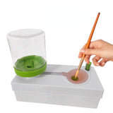 Oil Painting Brush Cleaner Tool with Water Container Paint Pen Washer, GEN 1 Green, GEN 1 Pink