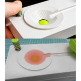 Oil Painting Brush Cleaner Tool with Water Container Paint Pen Washer, GEN 1 Green, GEN 1 Pink