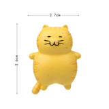 Fat Cat 3D Refrigerator Magnet Magnetic Sticker Phone Case DIY Accessories, Fat Cat (Yellow), Fat Cat (Gray), Fat Cat (Gray -white), Fat Cat (3-color), Fat Cat (Black)