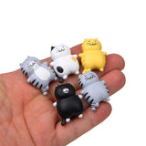 Fat Cat 3D Refrigerator Magnet Magnetic Sticker Phone Case DIY Accessories, Fat Cat (Yellow), Fat Cat (Gray), Fat Cat (Gray -white), Fat Cat (3-color), Fat Cat (Black)