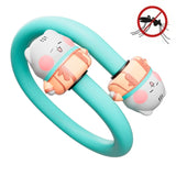 ICARER FAMILY SH2282 Cartoon Silicone Kids Outdoor Mosquito Repellent Bracelet