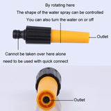 Garden Direct Injection Multifunctional Shower Household Car Wash Nozzle, Plastic