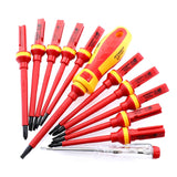 RDEER VDE-9913 13 In 1 Insulated Screwdriver Set Screwdriver Electrician Tools, VDE-9913