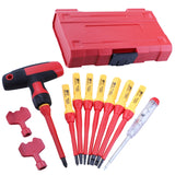 RDEER VDE-9912 12 In 1 Insulated Screwdriver Set Screwdriver Electrician Tools, VDE-9912