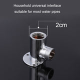 With Base Top Spray Rod Shower Tube Stainless Steel Shower Outlet Pipe Elbow, 20cm, 29.5cm, 39cm, 49.5cm