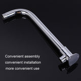 With Base Top Spray Rod Shower Tube Stainless Steel Shower Outlet Pipe Elbow, 20cm, 29.5cm, 39cm, 49.5cm