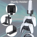 For PS5 Game Console Universal Wall Hanging Frame, With Headset Handle Bracket, Excluding Headset Handle Bracket