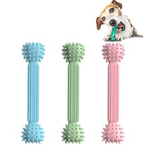 TPR Teething Stick Dog Toy Barbell Shape Pet Chewing Teeth Cleaning Stick