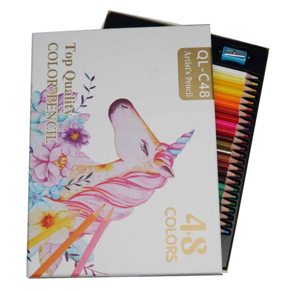 Oil Colored Pencil Art Hand Drawn Set, 48 Colors, 72 Colors, 120 Colors