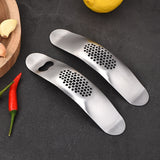 WGKT0089 430 Stainless Steel Boat Shaped Garlic Grinder Manual Garlic Press Tools Kitchen Gadgets, Garlic Grinder(Style 1), Garlic Grinder(Style 2)