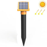 SJZ057 Outdoor IP66 Waterproof Solar Ultrasonic Rat Repeller Orchard Ultrasonic Animal Repeller, SJZ057 (Orange)