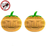 SJZ060 2pcs/set Pumpkin Shaped Fruit Fly Traps Fruit Fly Trap Bee Trap, (Yellow), (Orange)