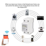 ZMAi-90 Wifi Smart Switch Energy Meter Support Tuya Smart Life APP Work With Alexa Google, ZMAi-90