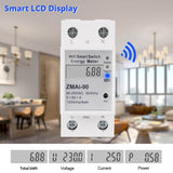 ZMAi-90 Wifi Smart Switch Energy Meter Support Tuya Smart Life APP Work With Alexa Google, ZMAi-90