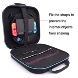 For Nintendo Switch Double Fitness Ring Storage Bag EVA Portable Hard Shell Host Package Accessories, GH1872 GH1872