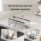 Stainless Steel Sponge Drainer Rack Multifunctional Storage Shelf, Ordinary Model, Rag Model, Ordinary Model+Footbed, Rag Model+Footbed