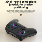 Wireless Bluetooth Somatosensory Vibration Gamepad for Nintendo Switch/Switch PRO, Black Gold, White Green, Black, White