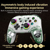 Wireless Bluetooth Somatosensory Vibration Gamepad for Nintendo Switch/Switch PRO, Black Gold, White Green, Black, White