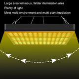 Quantum Plant Growth Lighting Outdoor Full Spectrum Planting Lamp, Large 169 LEDs, Small 81 LEDs