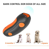 Ultrasonic Pet Trainer Handheld Sonic Dog Repeller Portable Electronic Dog Trainer, D2