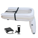 Outdoor Travel Baby Inflatable Bed Children Car Rear Folding Bed Aircraft Inflatable Mattress, Gray, Gray+Seat Belt, Gray+Inflator, Gray+Storage Bag, Gray+Inflator+Storage Bag+Seat Belt, Gray+CN Plug Inflatable Pump+Storage Bag+Seat Belt