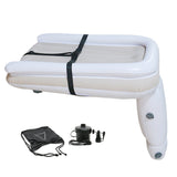 Outdoor Travel Baby Inflatable Bed Children Car Rear Folding Bed Aircraft Inflatable Mattress, Gray, Gray+Seat Belt, Gray+Inflator, Gray+Storage Bag, Gray+Inflator+Storage Bag+Seat Belt, Gray+CN Plug Inflatable Pump+Storage Bag+Seat Belt