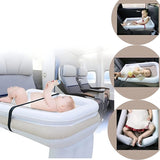 Outdoor Travel Baby Inflatable Bed Children Car Rear Folding Bed Aircraft Inflatable Mattress, Gray, Gray+Seat Belt, Gray+Inflator, Gray+Storage Bag, Gray+Inflator+Storage Bag+Seat Belt, Gray+CN Plug Inflatable Pump+Storage Bag+Seat Belt