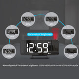 Mirror Projection Clock 2 Groups Alarm Mode with Vibrator, TS-9211