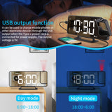 Mirror Projection Clock 2 Groups Alarm Mode with Vibrator, TS-9211