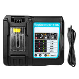 For Makit DC18RA / DC18RC 14.4V-18V Cordless Power Tool Battery Charger, US Plug, EU Plug, UK Plug, AU Plug