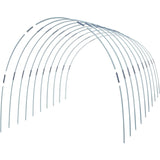 Garden Arch Greenhouse Hoops Rustproof Steel Tunnel Hoop Frame Plant Support, S 3 Rods 8 Arches, S 3 Rods 16 Arches, M 4 Rods 6 Arches, M  4 Rods 12 Arches, L  5 Rods 5 Arches, L  5  Rods 10 Arches